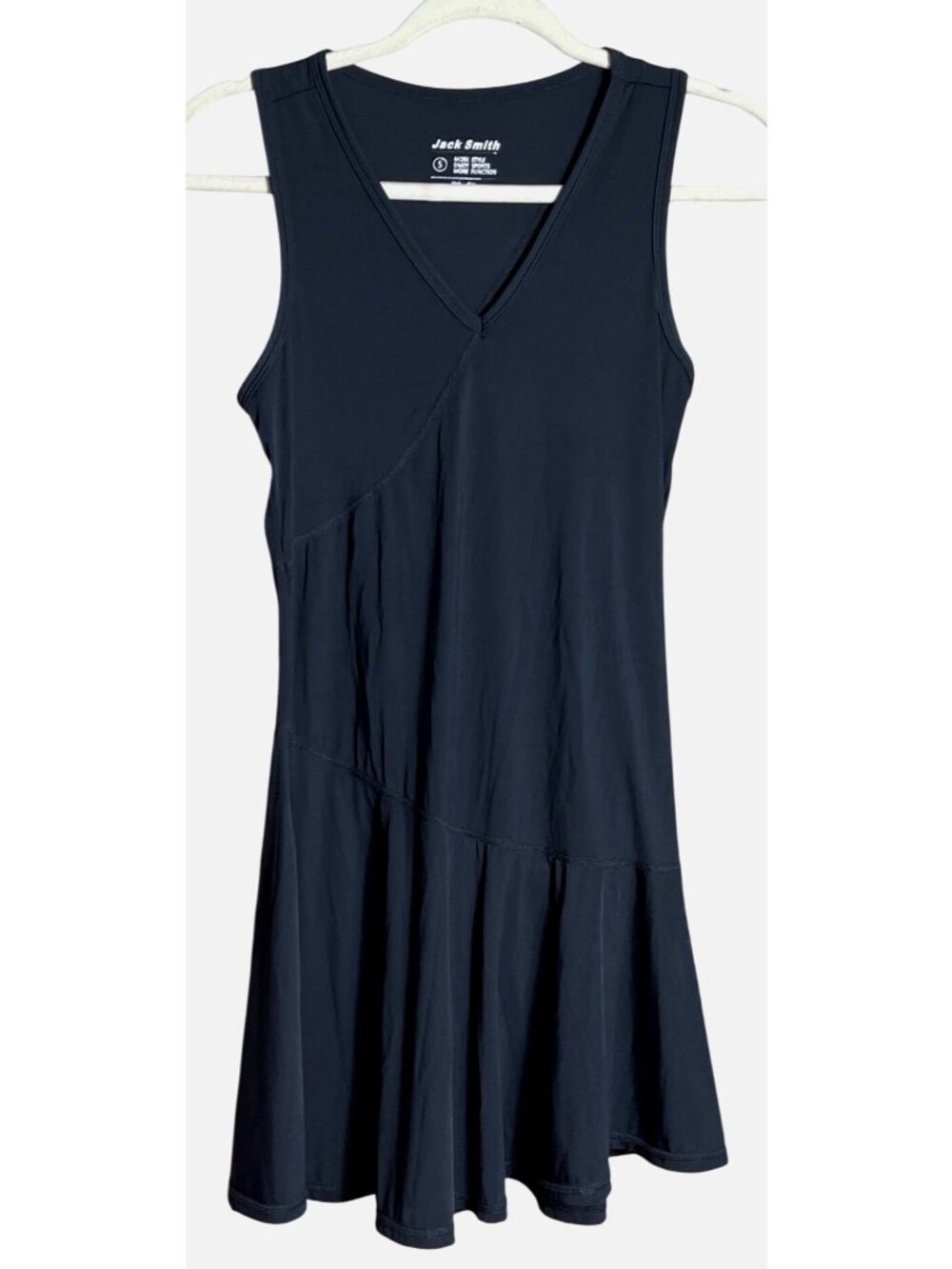 Jack Smith Athletic Dress Black Mini Performance Sportswear Tennis Pickle Ball S